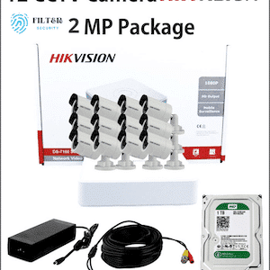 Hikvision 2mp 12 cameras package