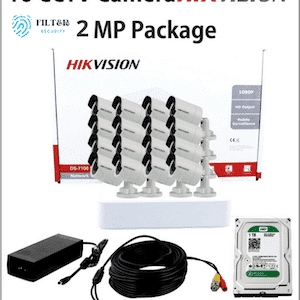 Hikvision 2mp 16 cameras package